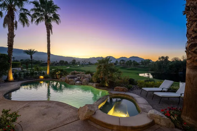 a view of a outdoor space with furniture