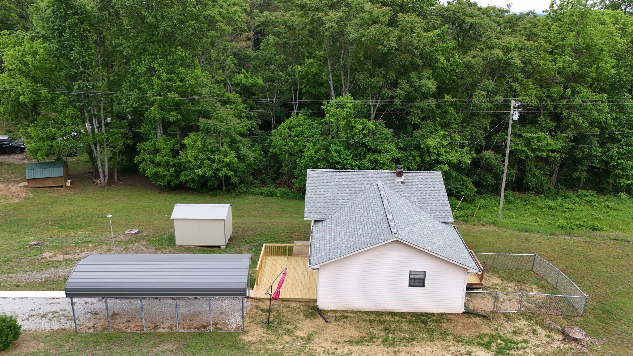 1825 Free Hill Road Celina, TN 38551 - Photo 29 of 49 an aerial view of a house