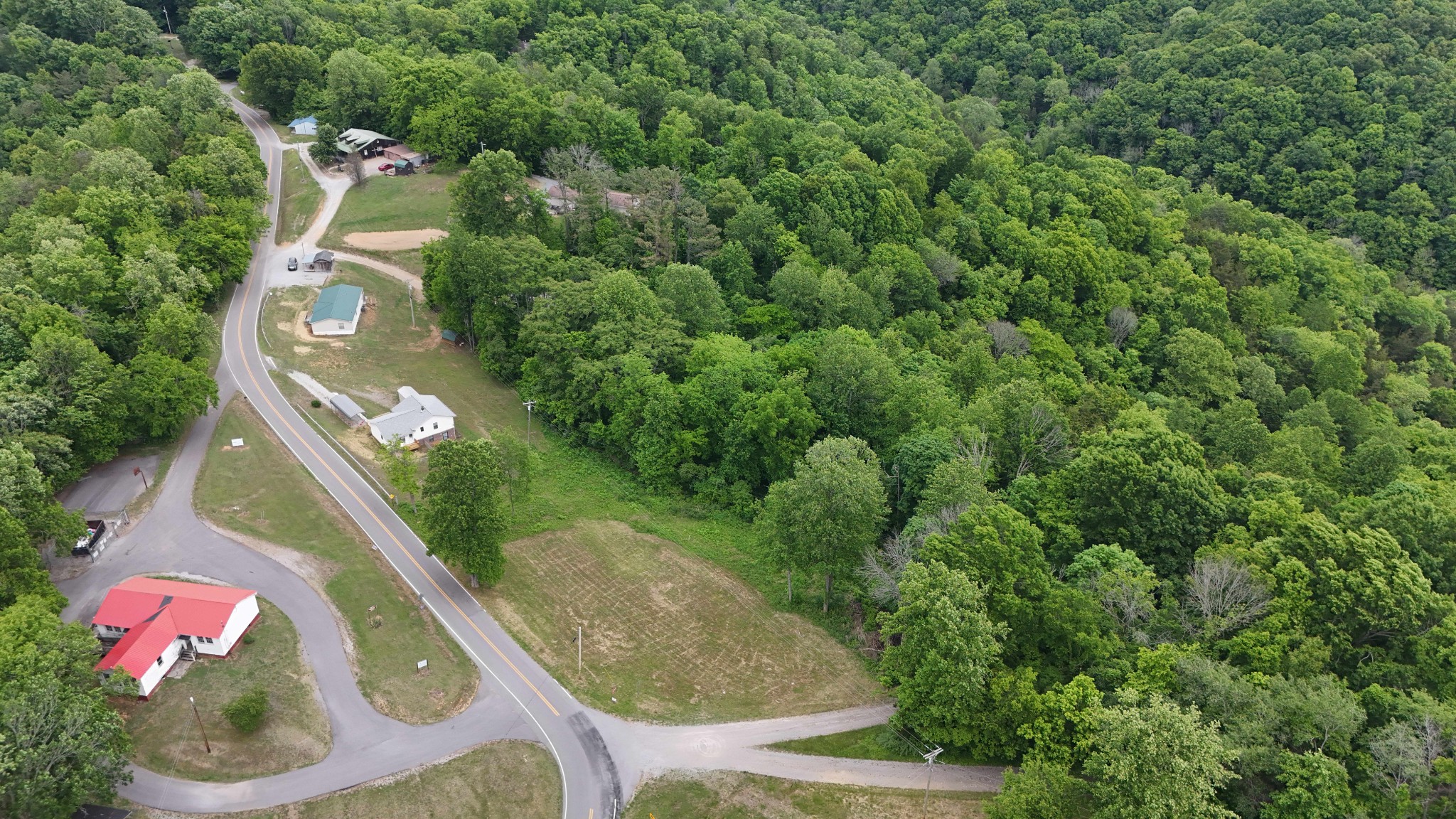 1825 Free Hill Road Celina, TN 38551 - Photo 38 of 49 an aerial view of residential houses with outdoor space