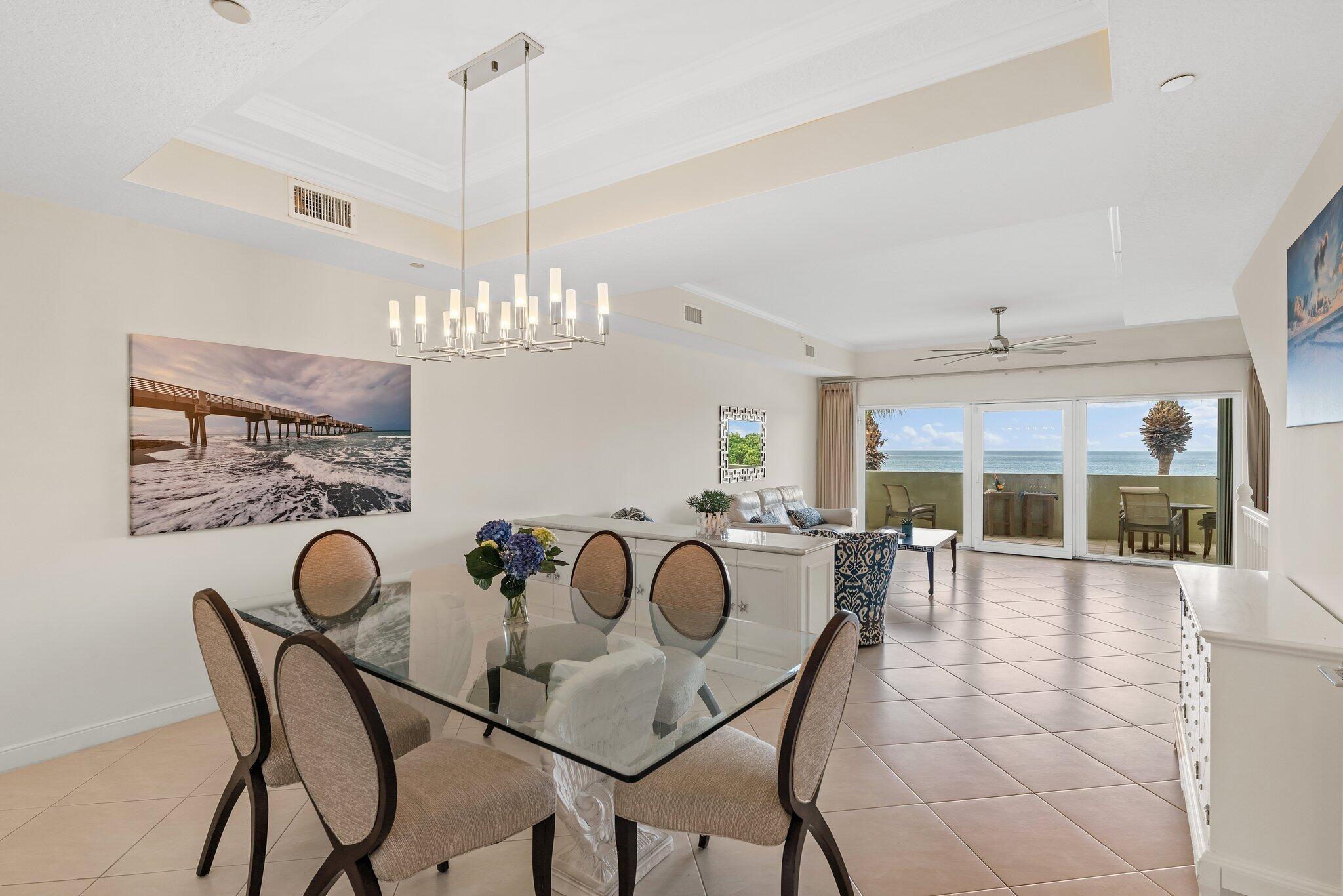 2050 Florida A1A, Unit 3 Jupiter, FL 33477 - Photo 16 of 48 Dining with a view