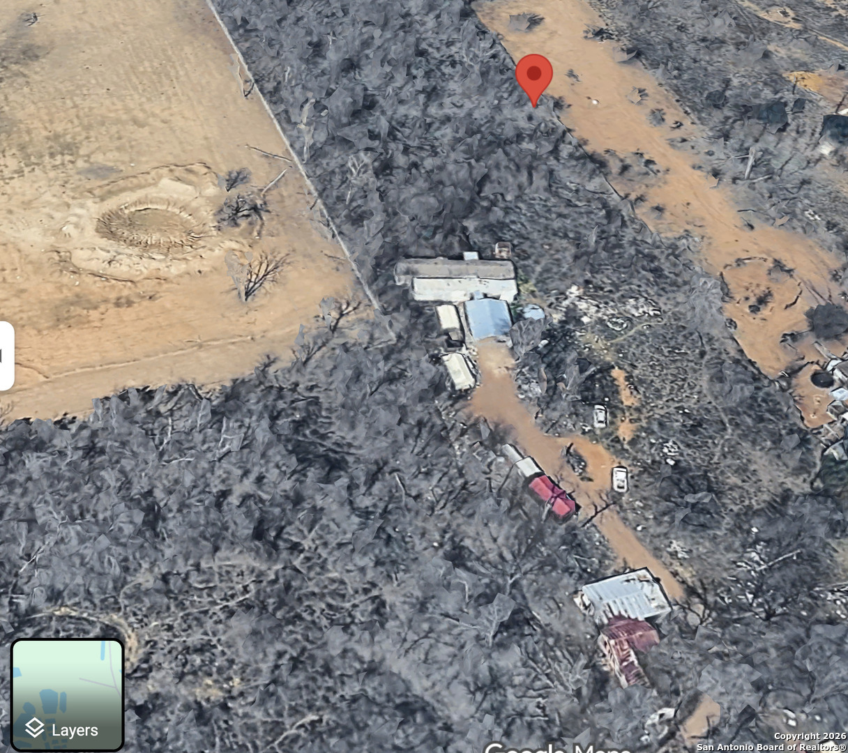 12815 Kenagy Road Atascosa, TX 78002 - Photo 9 of 10 a aerial view of a house with a yard