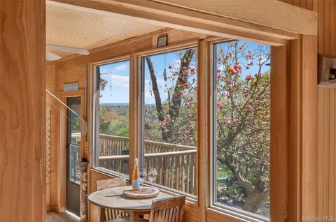 a room with furniture and a window