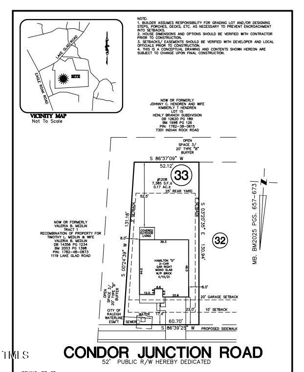 1208 Condor Jct Road Wendell, NC 27591 - Photo 35 of 57 plot plan