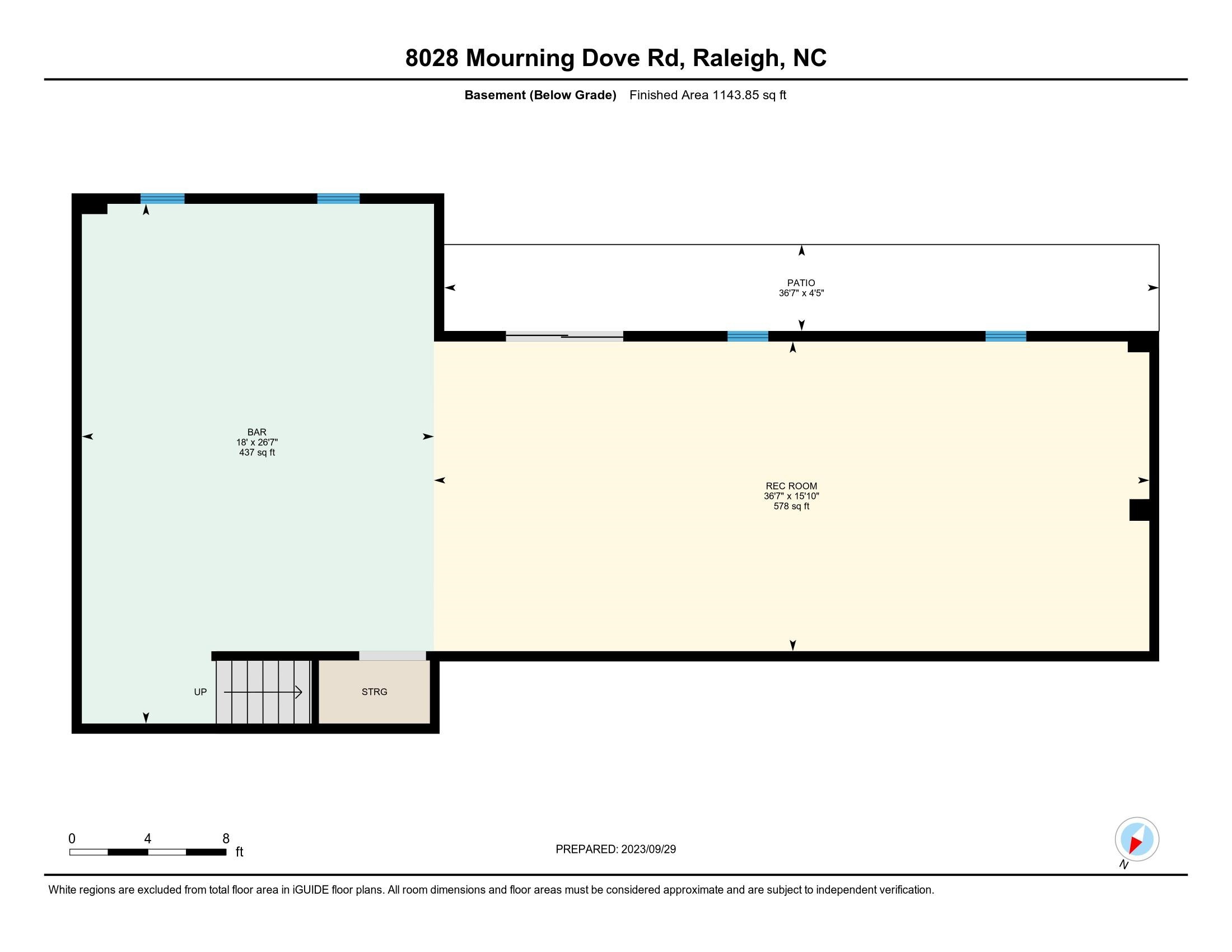 8028 Mourning Dove Road Raleigh, NC 27615 - Photo 34 of 35 Basement