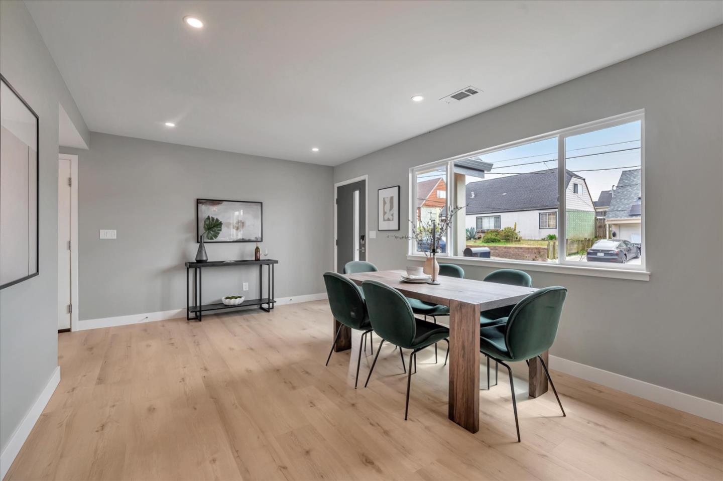 467 Glasgow Drive Pacifica, CA 94044 - Photo 19 of 47 a view of a dining room with furniture window and outside view