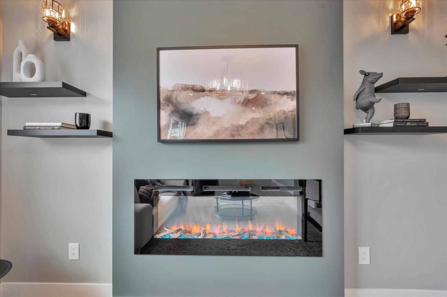 467 Glasgow Drive Pacifica, CA 94044 - Photo 9 of 47 a bathroom with a sink and a painting on the wall