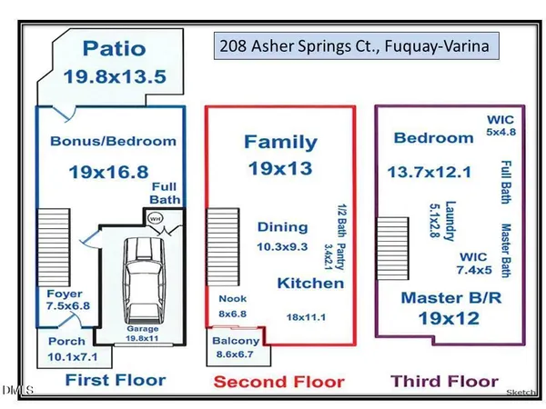 $2,095 | 208 Asher Springs Circle, Fuquay-Varina, NC 27526