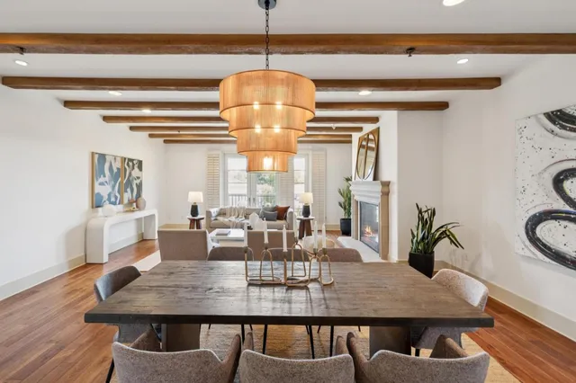 a outdoor view with a sitting space