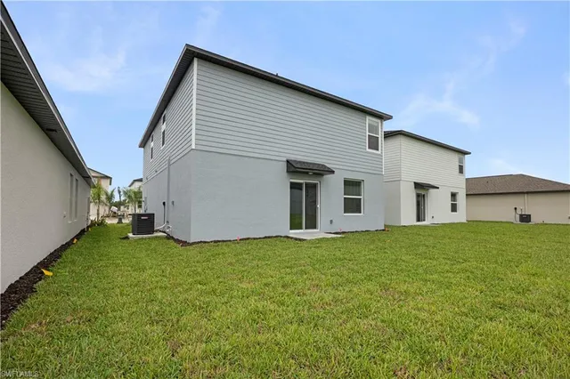 an aerial view of a house with garden