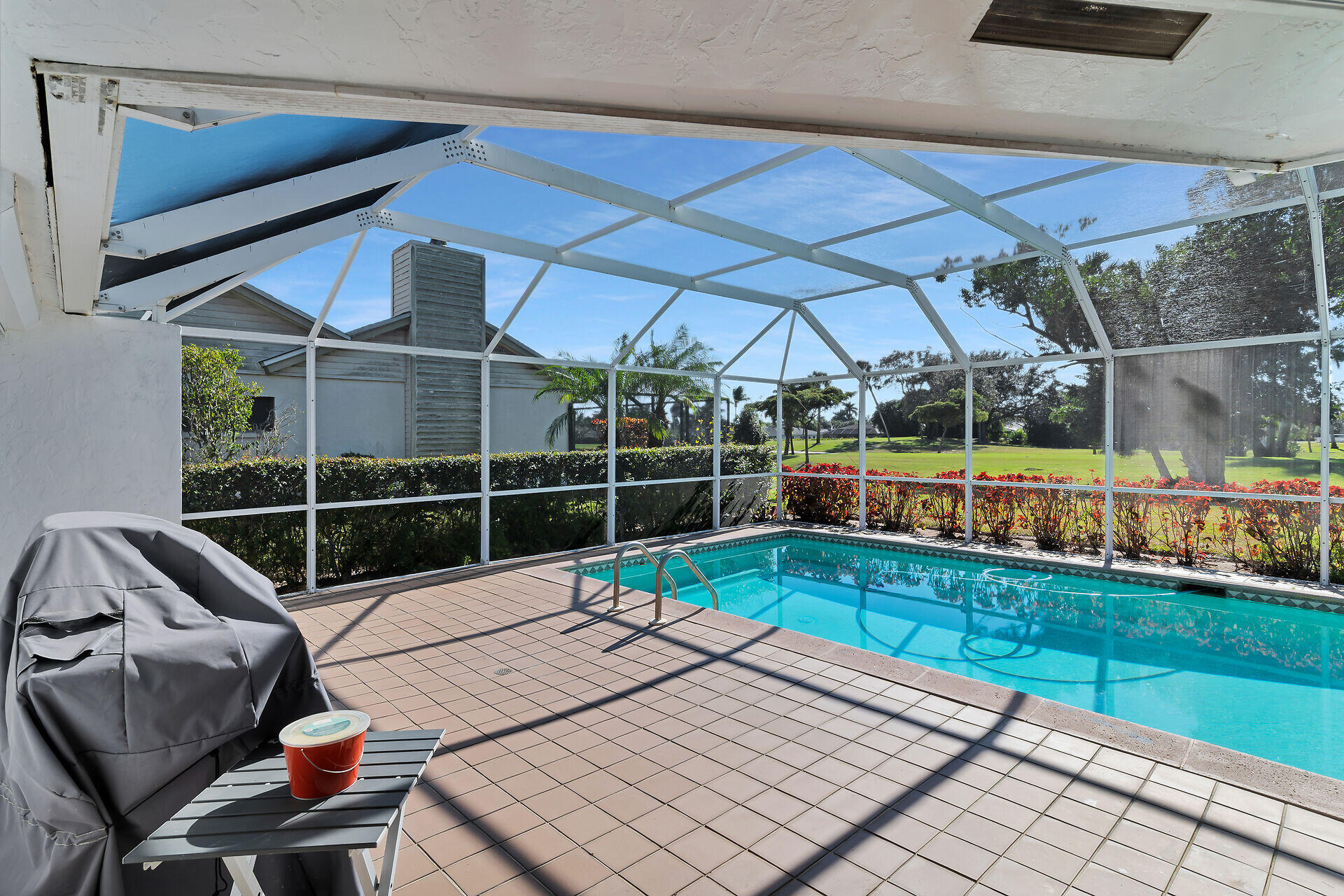 178 Torrey Pines Naples, FL 34113 - Photo 27 of 48 a view of roof deck with wooden floor and backyard