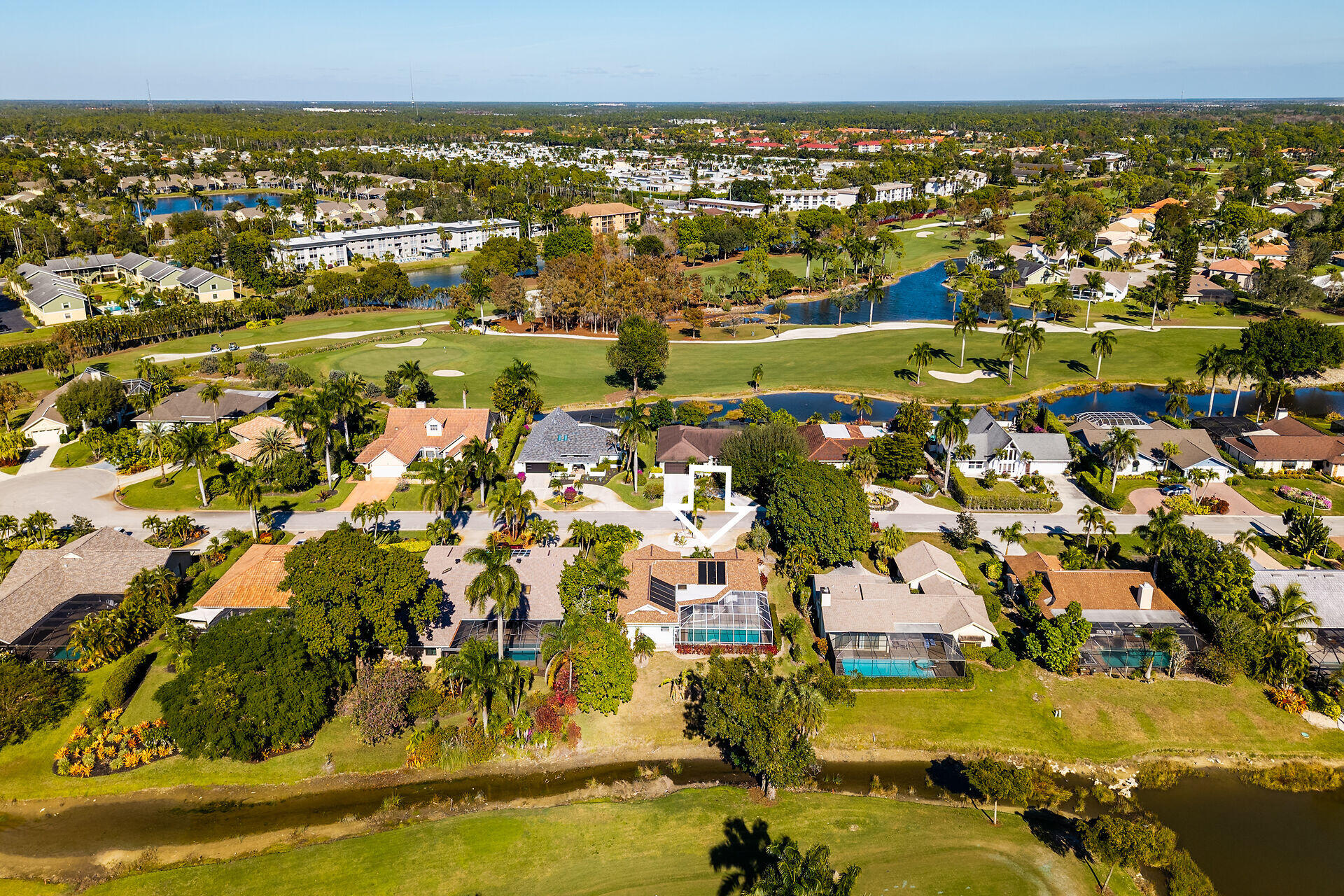 178 Torrey Pines Naples, FL 34113 - Photo 41 of 48 an aerial view of residential houses with outdoor space