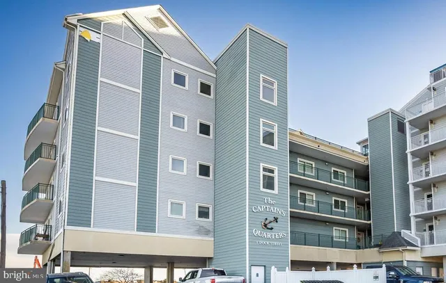 a front view of a building