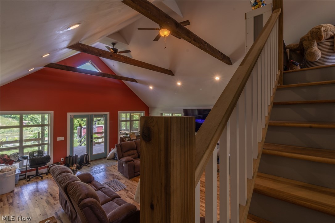 3184 Tick Ridge Road Vincent, OH 45784 - Photo 29 of 31 Stairs to loft area