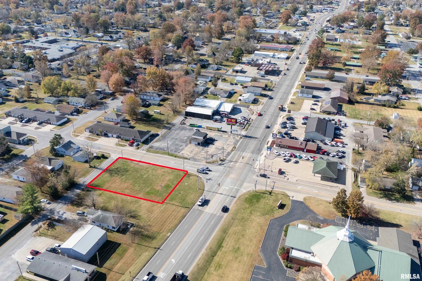 1107 North Fair Street Marion, IL 62959 - Photo 3 of 5 an aerial view of a city