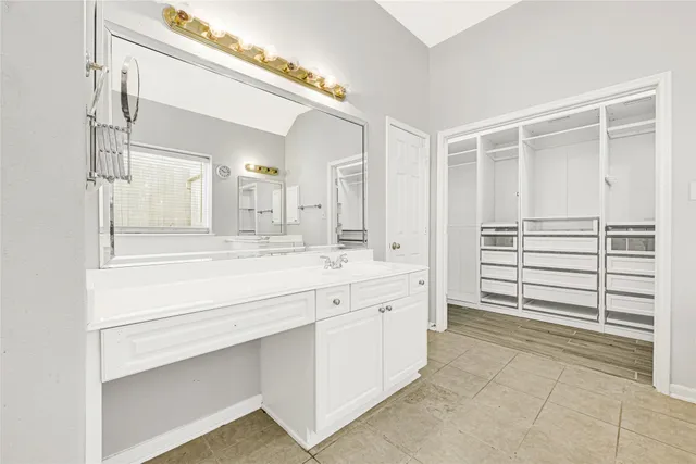 a view of walk in closet