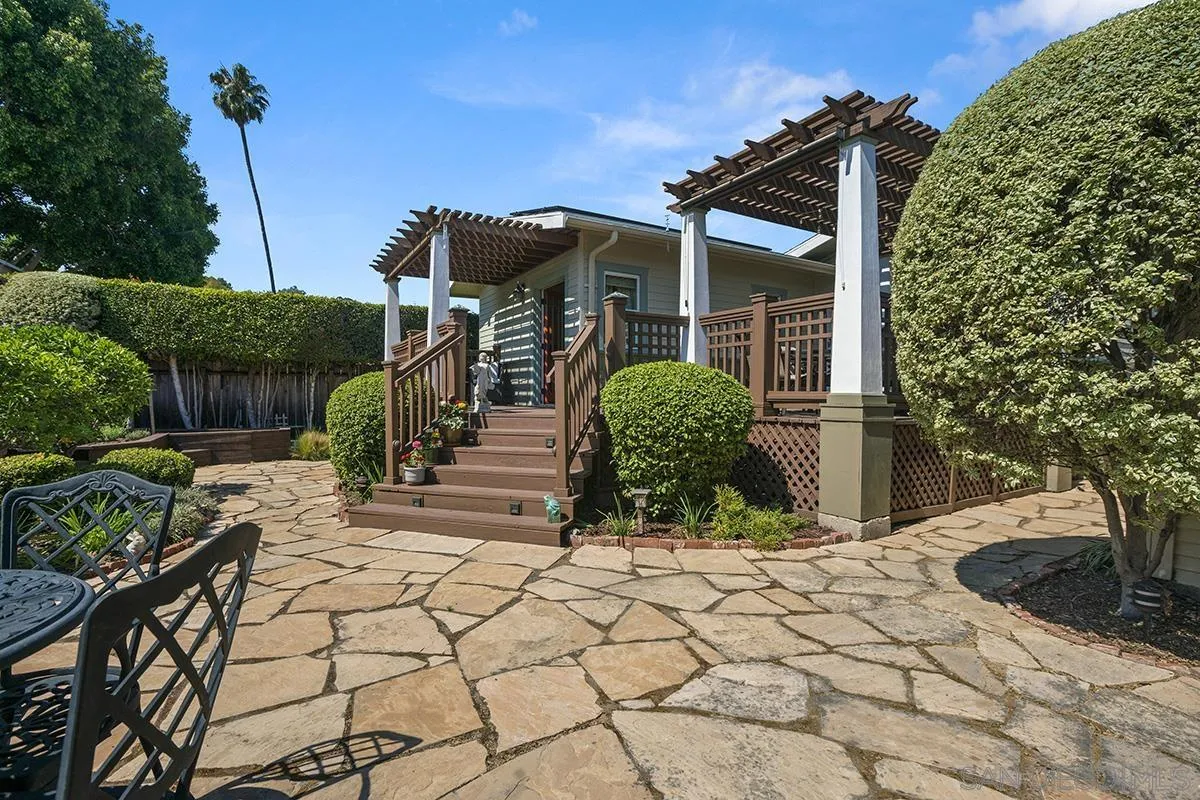 3636 Herbert Street San Diego, CA 92103 - Photo 52 of 55 a view of a house with backyard and sitting area