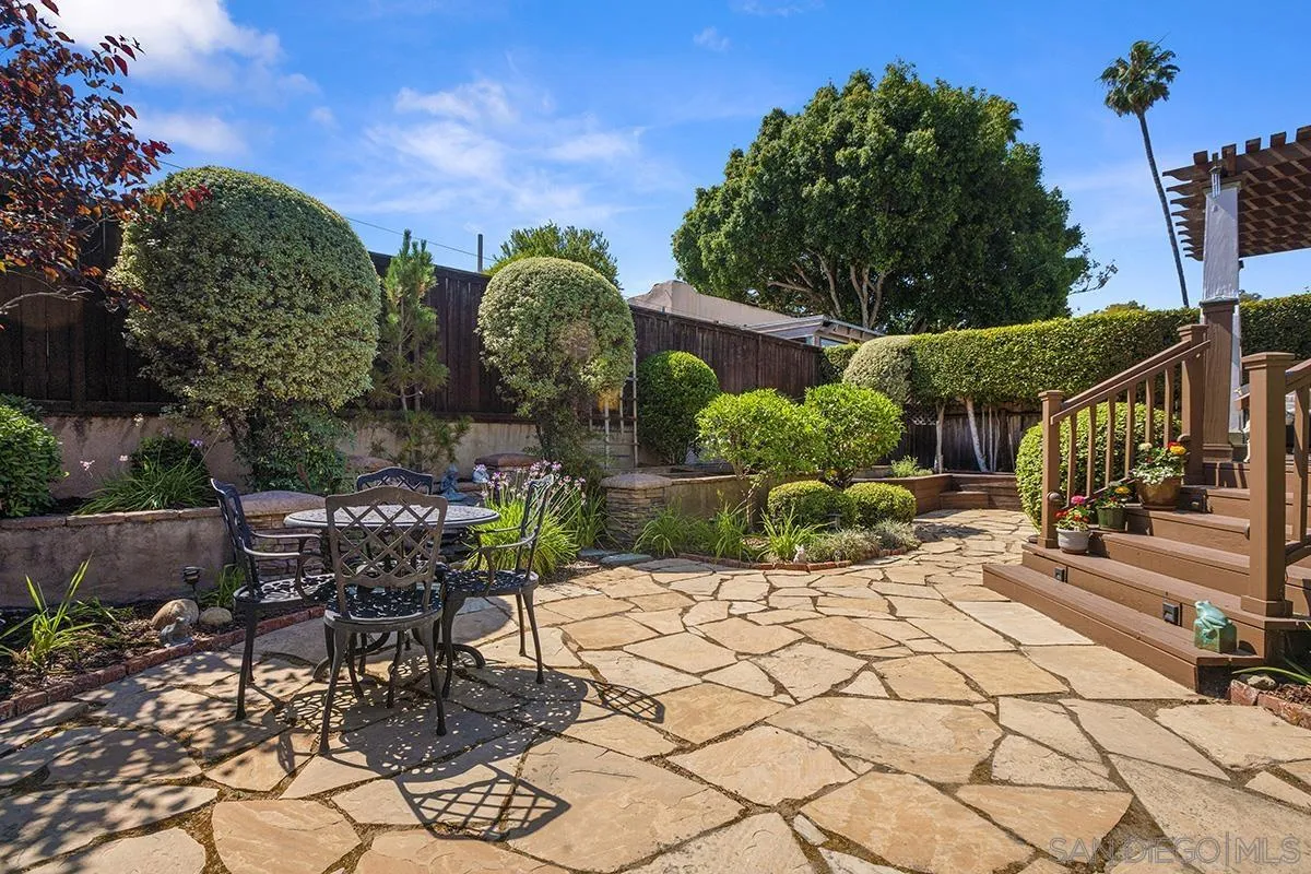 3636 Herbert Street San Diego, CA 92103 - Photo 54 of 55 a view of a chairs and table in backyard