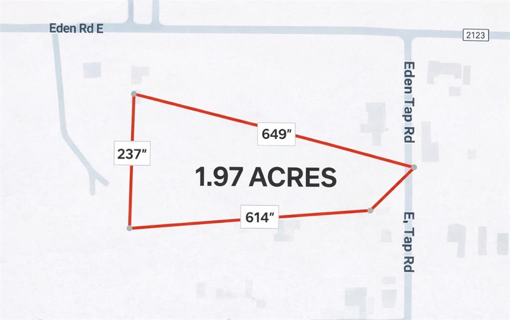 5746 Eden Road Kennedale, TX 76060 - Photo 3 of 3 a view of a hallway with a white house and a white bed