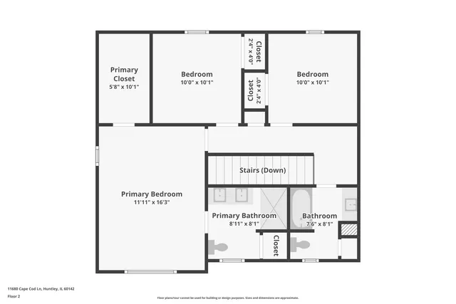 $399,900 | 11680 Cape Cod Lane, Huntley, IL 60142