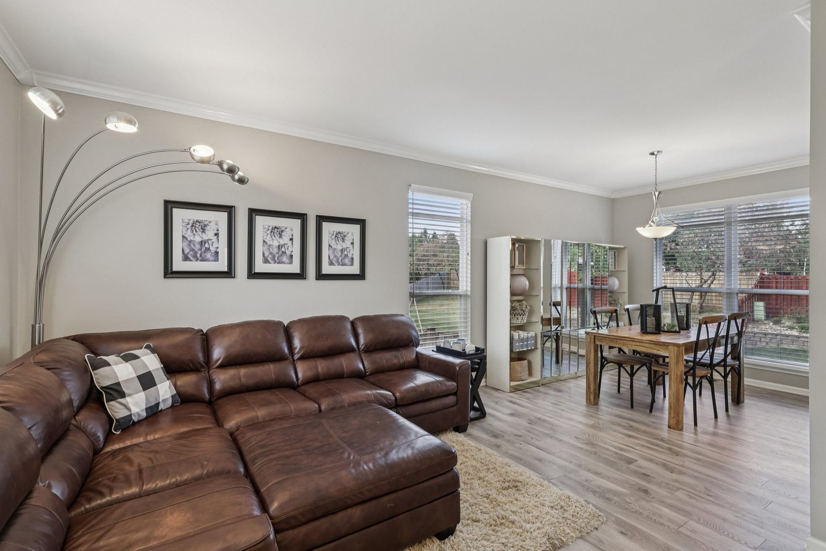11680 Cape Cod Lane Huntley, IL 60142 - Photo 8 of 47 a living room with furniture wooden floor and dining table
