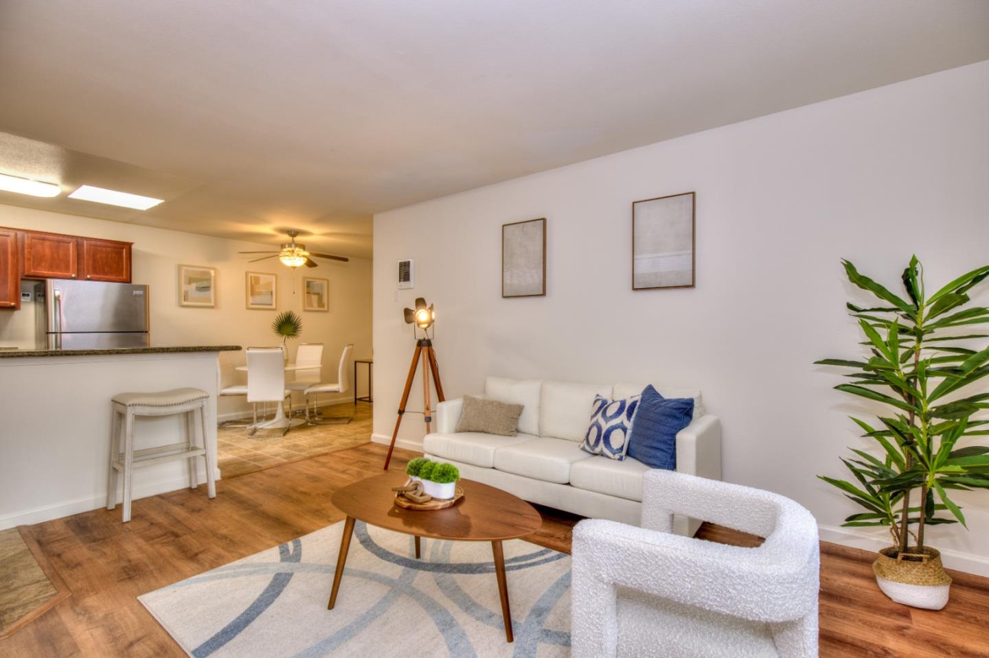 464 Dempsey Road, Unit 264 Milpitas, CA 95035 - Photo 3 of 16 a living room with furniture and a wooden floor