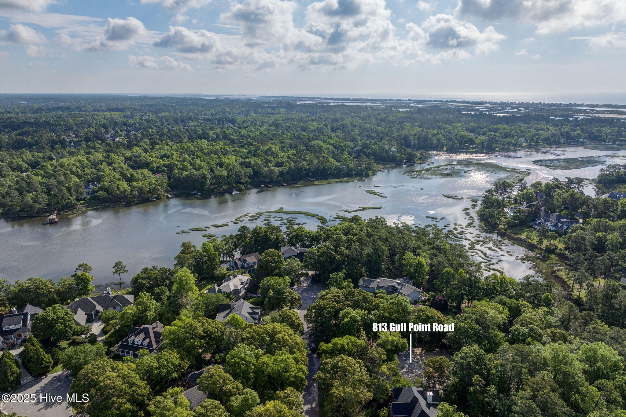 813 Gull Point Road Wilmington, NC 28405 - Photo 4 of 24 813GullPointRoadDrone-5