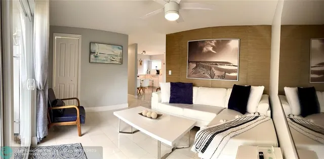 a bedroom with a bed and furniture