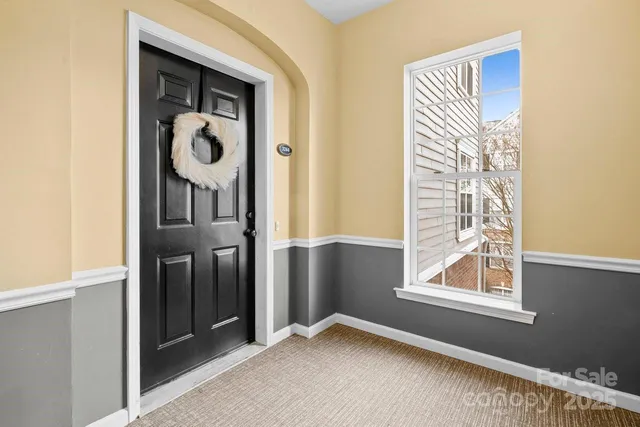 a view of front door