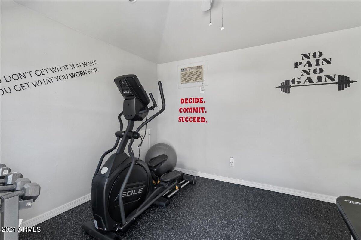 3841 East Elm Street Phoenix, AZ 85018 - Photo 60 of 72 a view of a room with gym equipment
