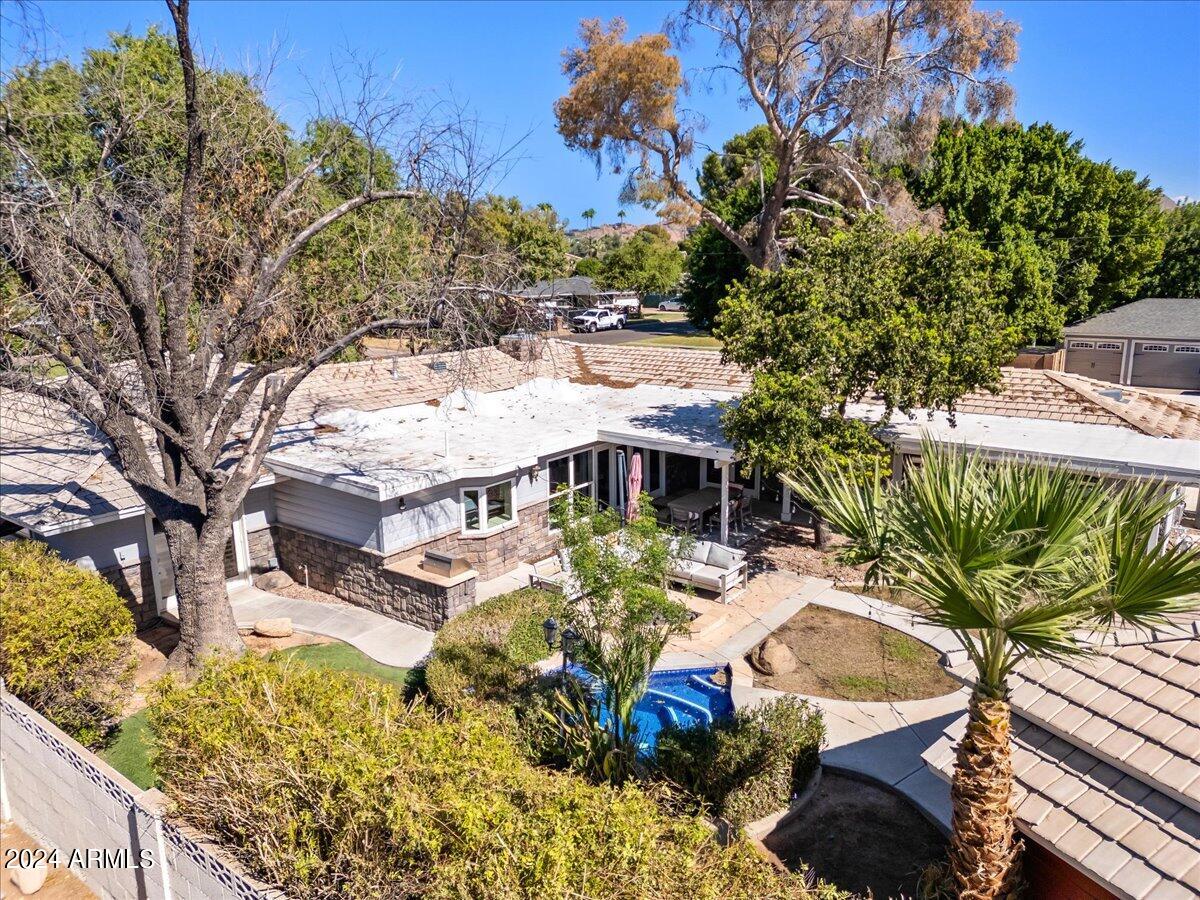 3841 East Elm Street Phoenix, AZ 85018 - Photo 65 of 72 65-Aerial back of home