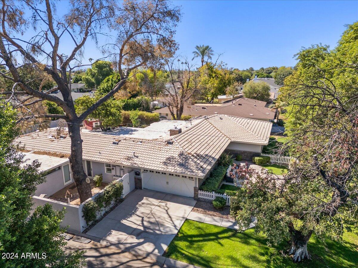 3841 East Elm Street Phoenix, AZ 85018 - Photo 69 of 72 69-Aerial side of home