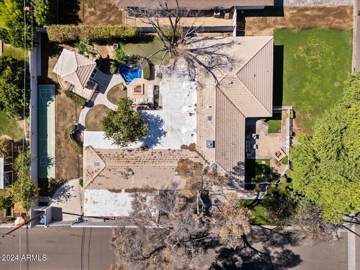 3841 East Elm Street Phoenix, AZ 85018 - Photo 71 of 72 an aerial view of a house with a yard