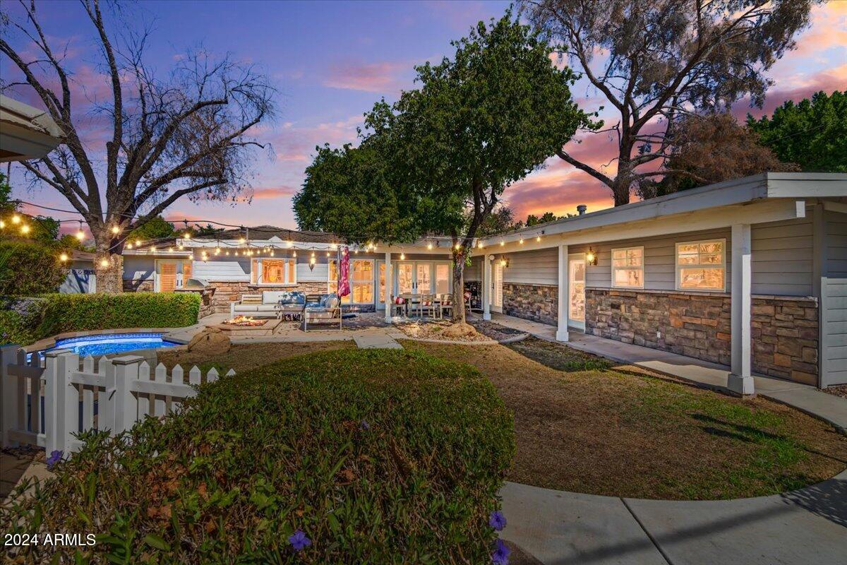 3841 East Elm Street Phoenix, AZ 85018 - Photo 72 of 72 a view of a house with backyard and sitting area