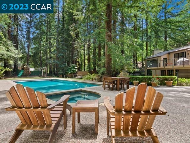 9 Redwood Circle Lafayette, CA 94549 - Photo 29 of 36 a view of a chairs and table in the patio