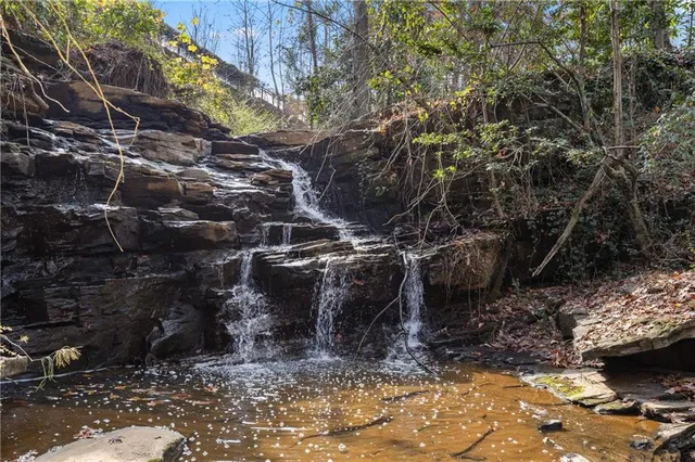 a front view of a building