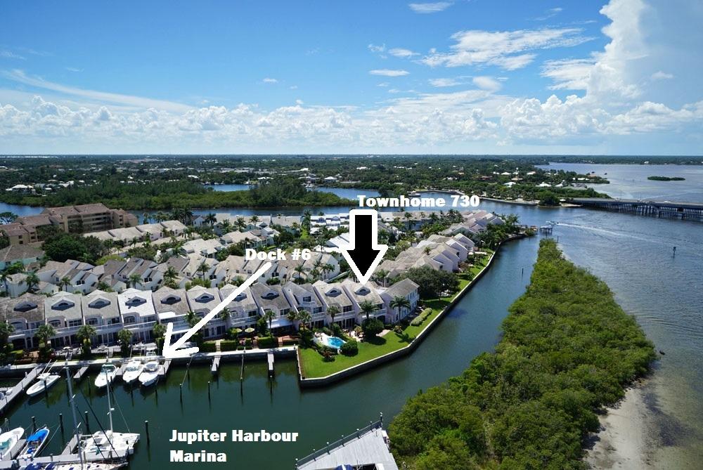 1000 North Us Highway, Unit 730 Jupiter, FL 33477 - Photo 6 of 29 Aerial 1000 N US Hwy One 730 plus Dock 6