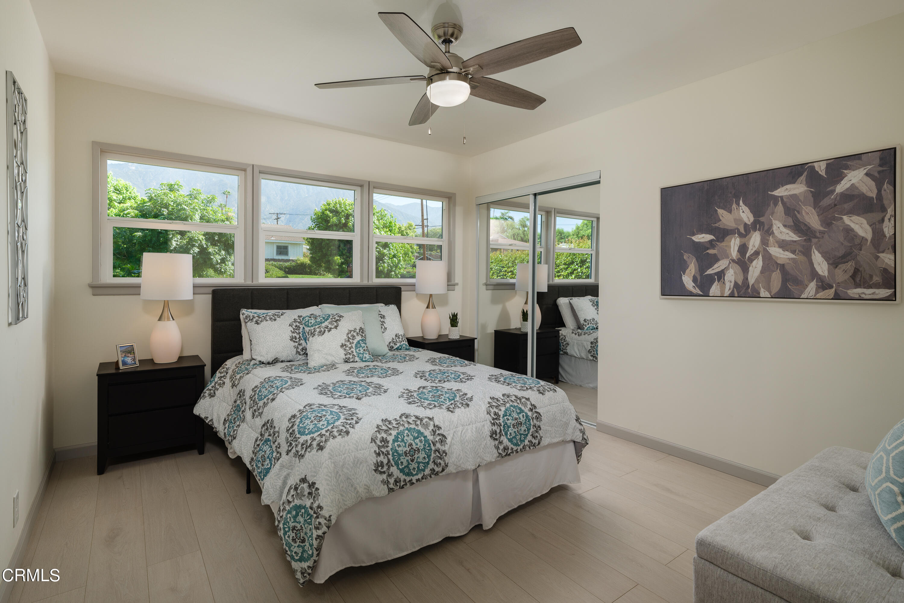 3720 Newhaven Road Pasadena, CA 91107 - Photo 16 of 37 a bedroom with a bed and a large window