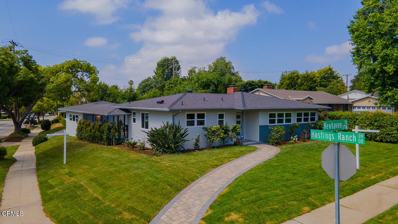3720 Newhaven Road Pasadena, CA 91107 - Photo 29 of 37 a view of a house with a garden