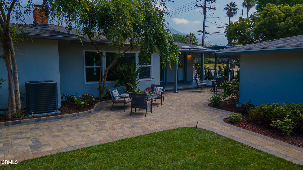 3720 Newhaven Road Pasadena, CA 91107 - Photo 33 of 37 a view of a chair and table in backyard of the house