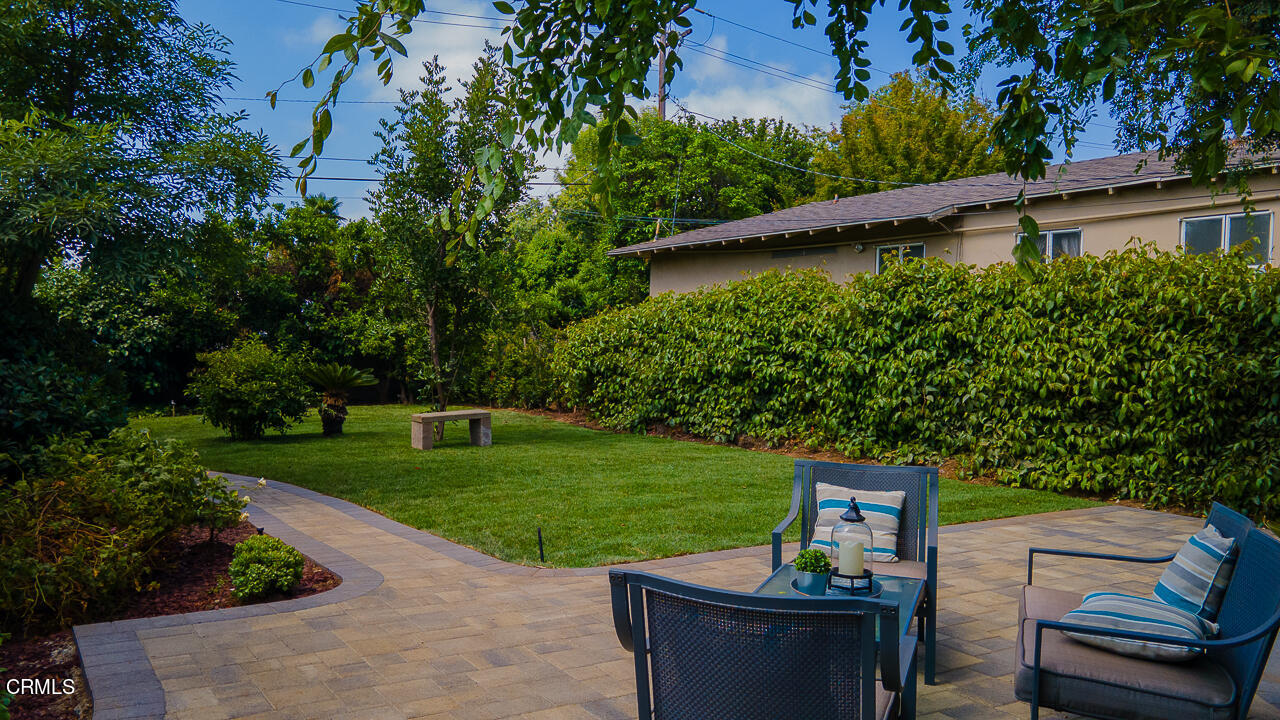 3720 Newhaven Road Pasadena, CA 91107 - Photo 35 of 37 a view of a chair and table on the garden
