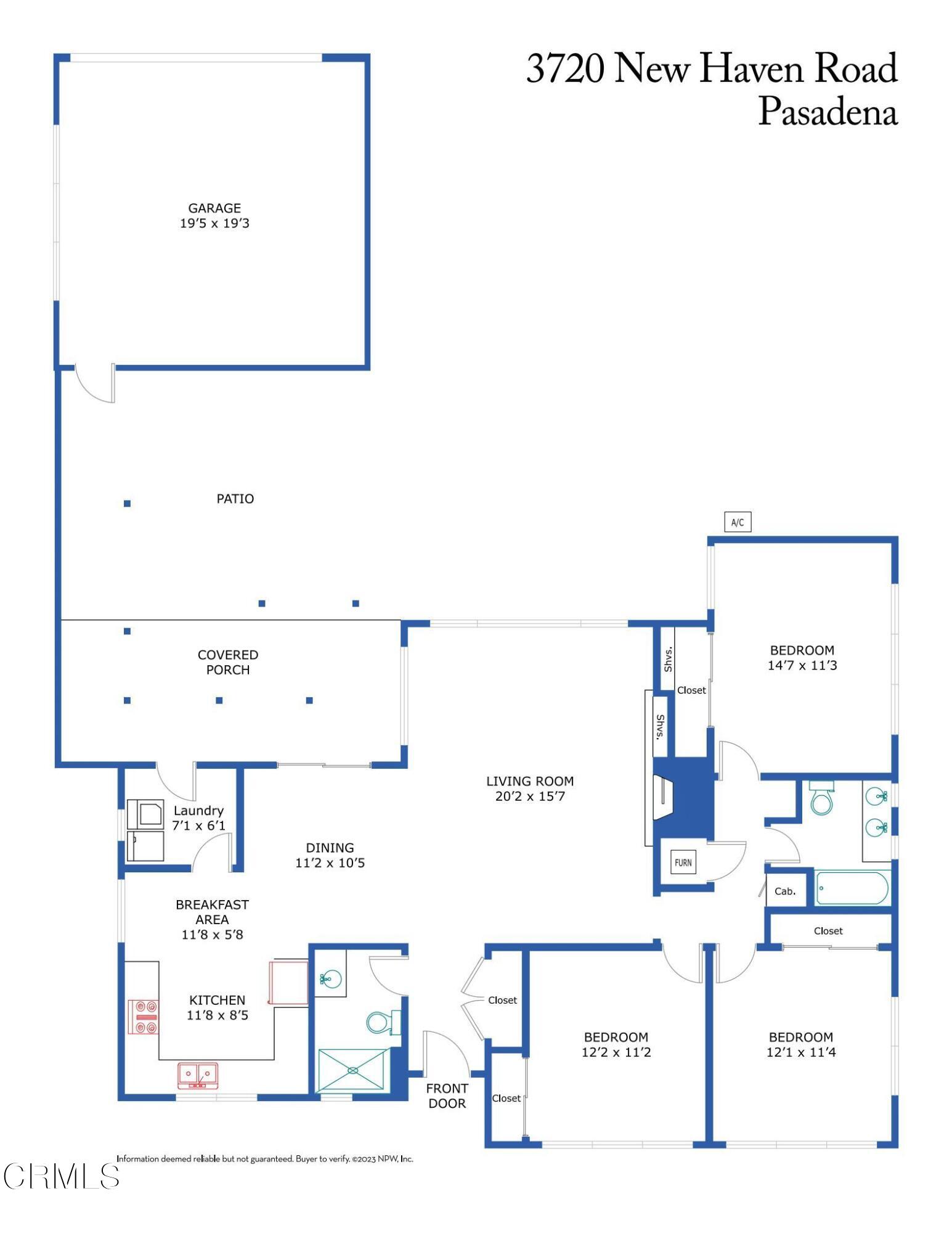 3720 Newhaven Road Pasadena, CA 91107 - Photo 37 of 37 NPW_3720NewhavenRd20230620_FloorplanUB (