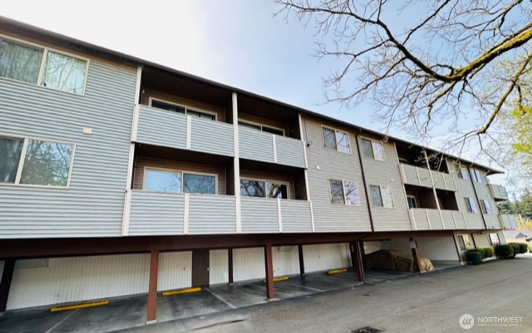 5631 Hwy Place, Unit 1 Everett, WA 98203 - Photo 1 of 1 a view of a building with a balcony