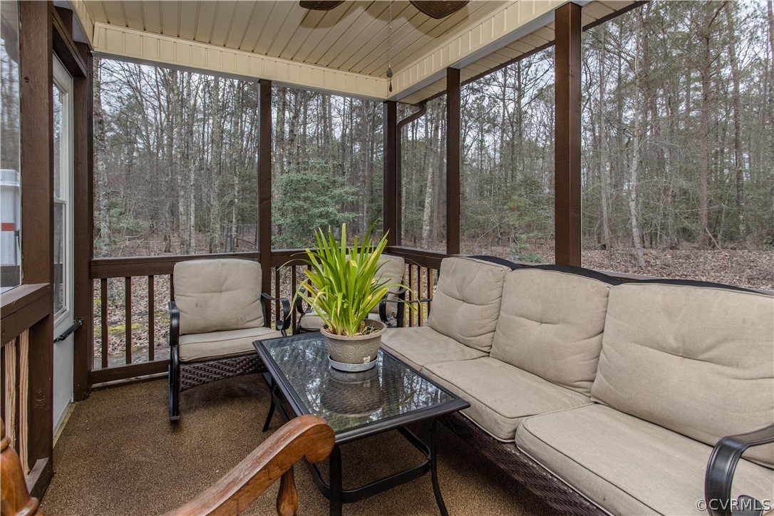 15890 Templeton Road Disputanta, VA 23842 - Photo 9 of 44 Screened Porch
