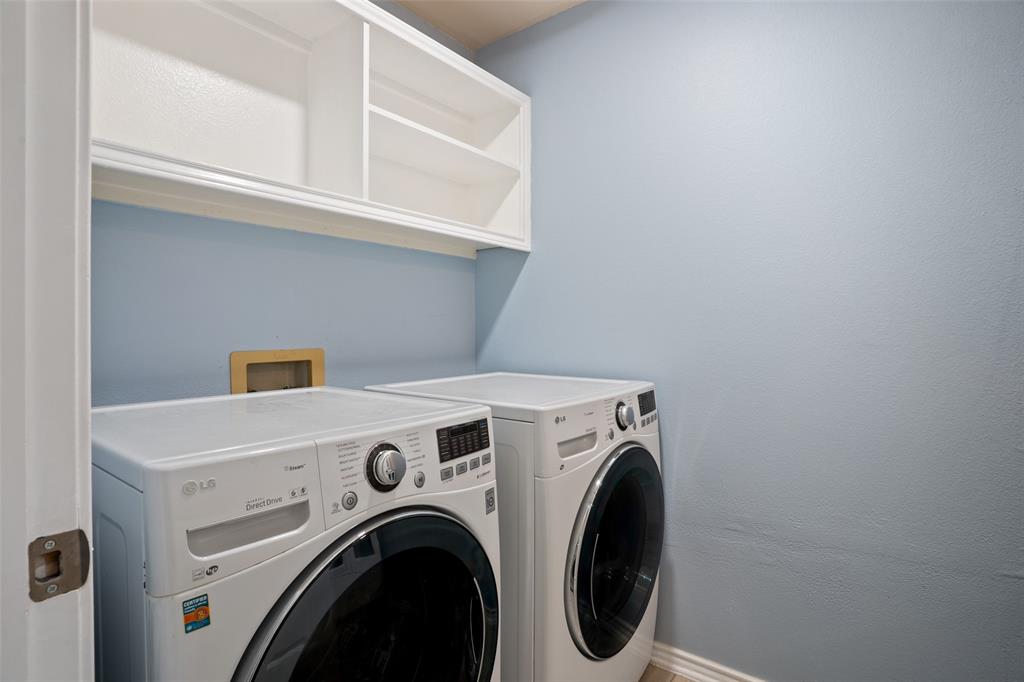 1204 Morrow Lane Allen, TX 75002 - Photo 17 of 19 a utility room with dryer and washer