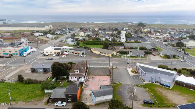 an aerial view of a city with lots of residential buildings