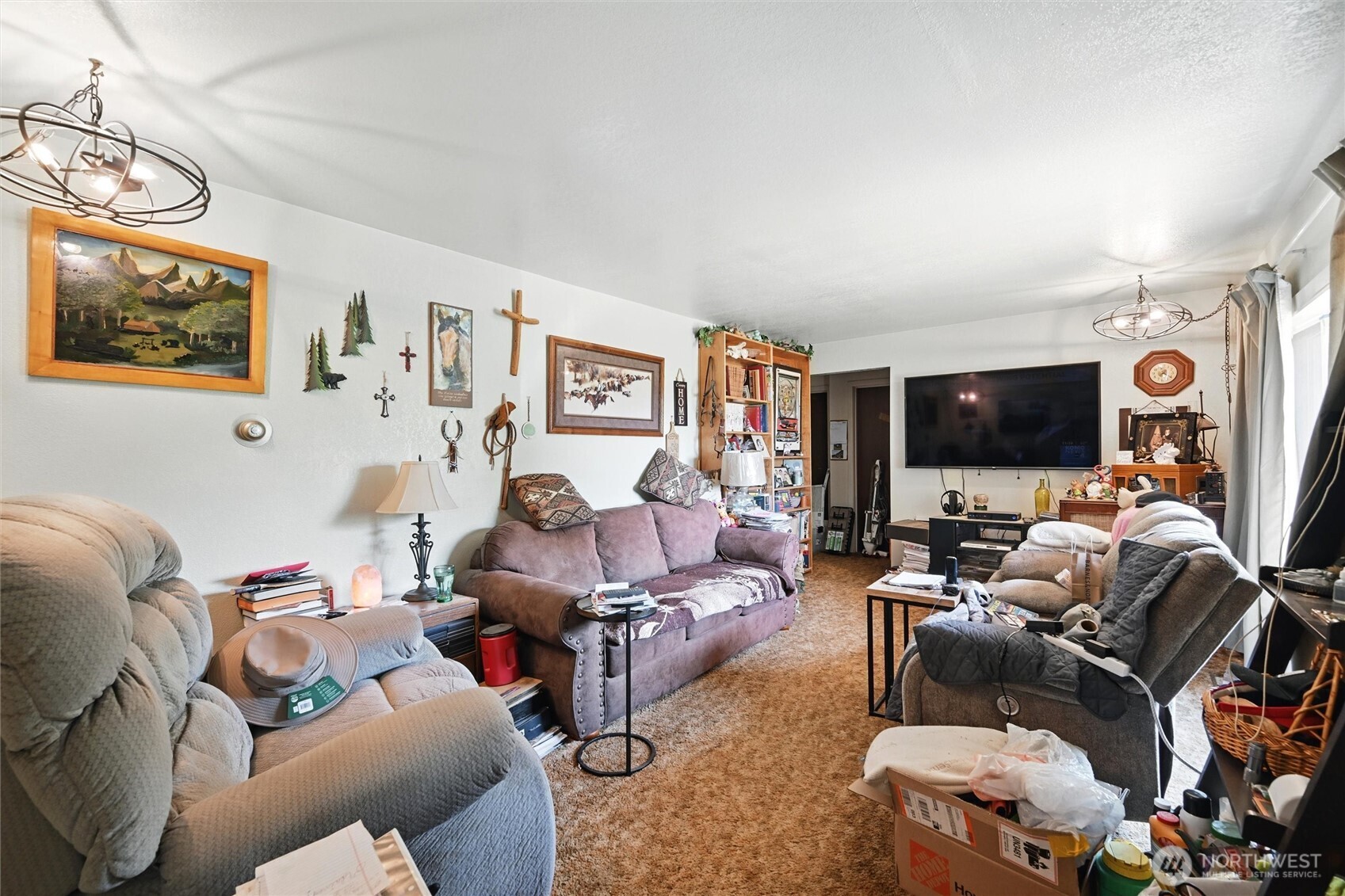 970 East Bakerview Road Bellingham, WA 98226 - Photo 7 of 16 a living room with furniture and a flat screen tv