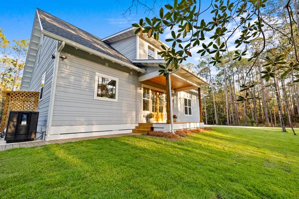 a view of a house with a swimming pool