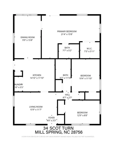 $250,000 | 34 Scott Turn, Mill Spring, NC 28756