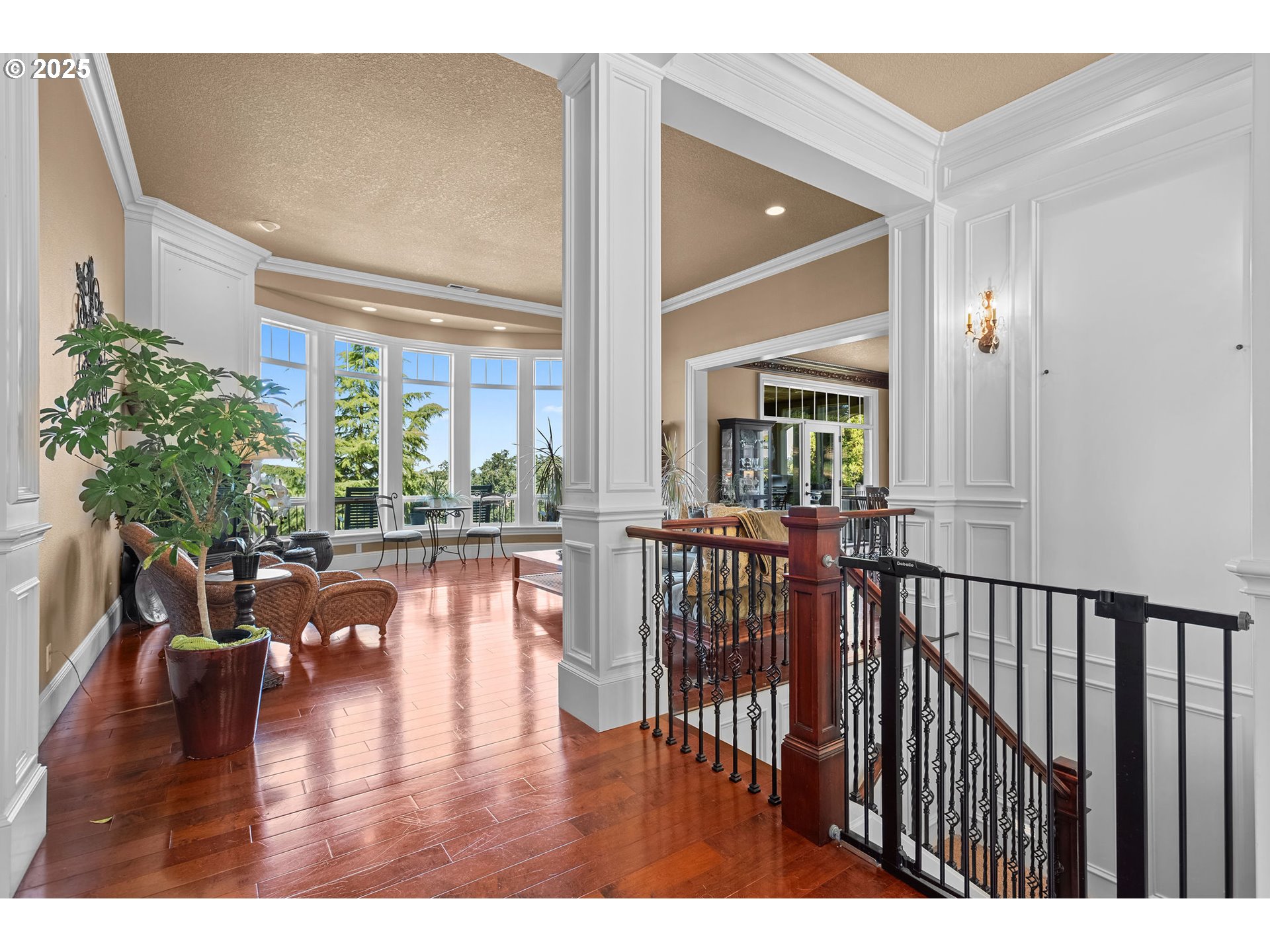 8438 Cascade Highway Northeast Silverton, OR 97381 - Photo 13 of 48 a view of a porch with wooden floor
