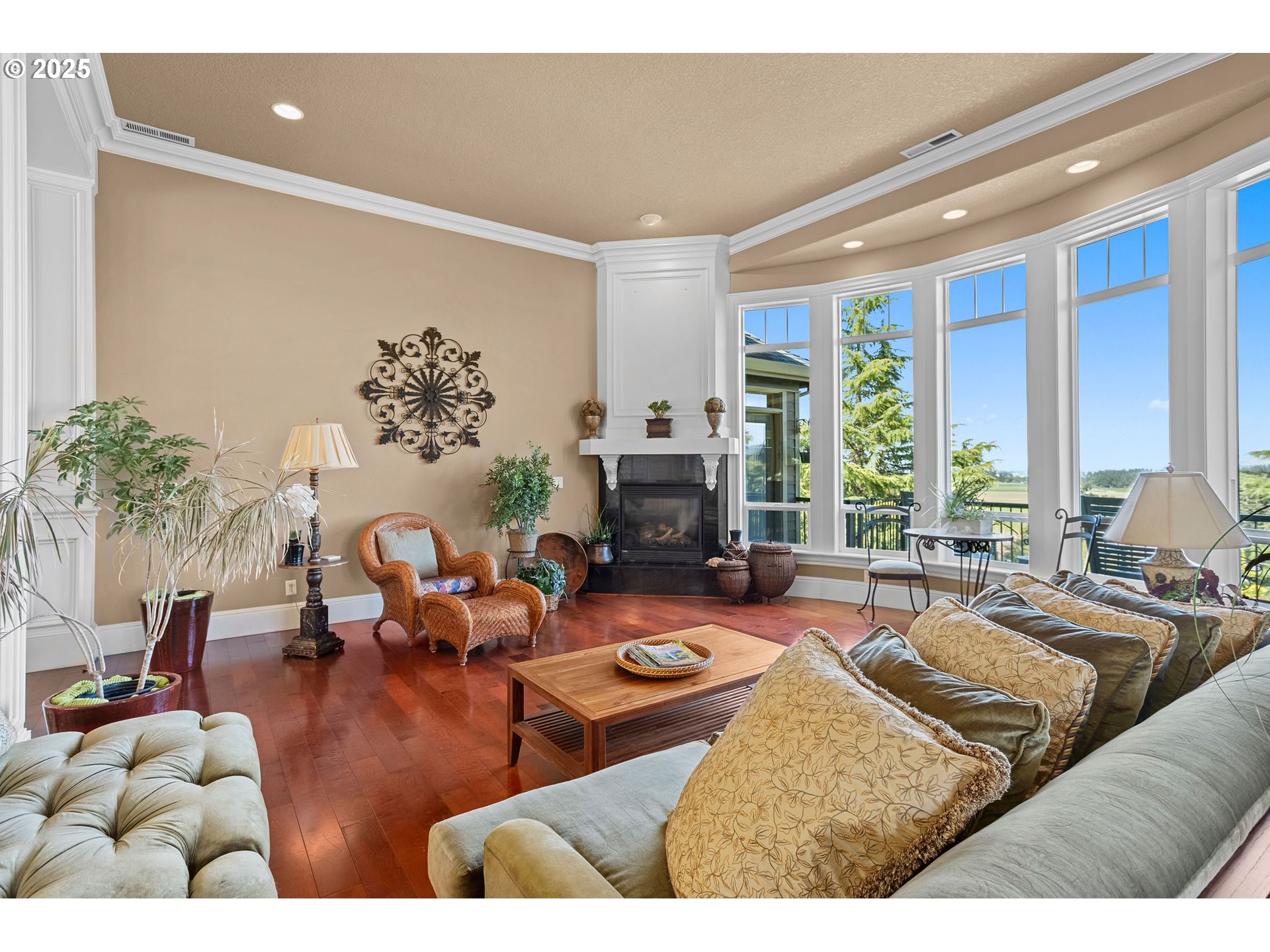8438 Cascade Highway Northeast Silverton, OR 97381 - Photo 14 of 48 a living room with furniture and a large window